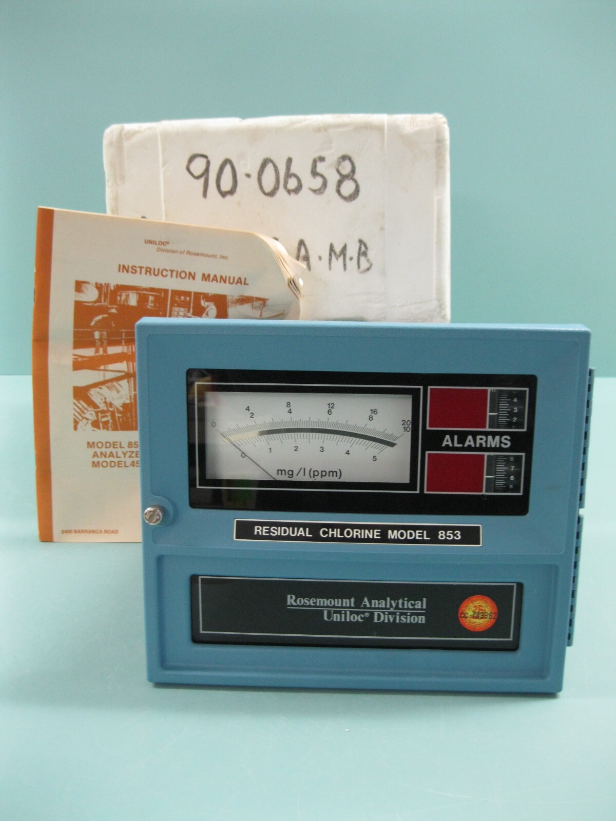Rosemount Uniloc Residual Chlorine Measurement Model 853 NEW Old Stock H10