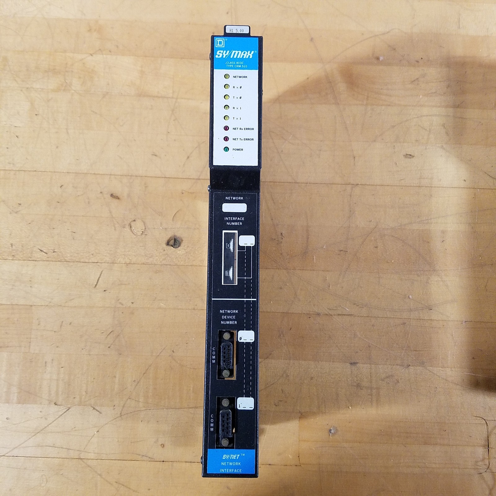 Square D SY/MAX Class 8030, Type CRM510, Network Interface - USED