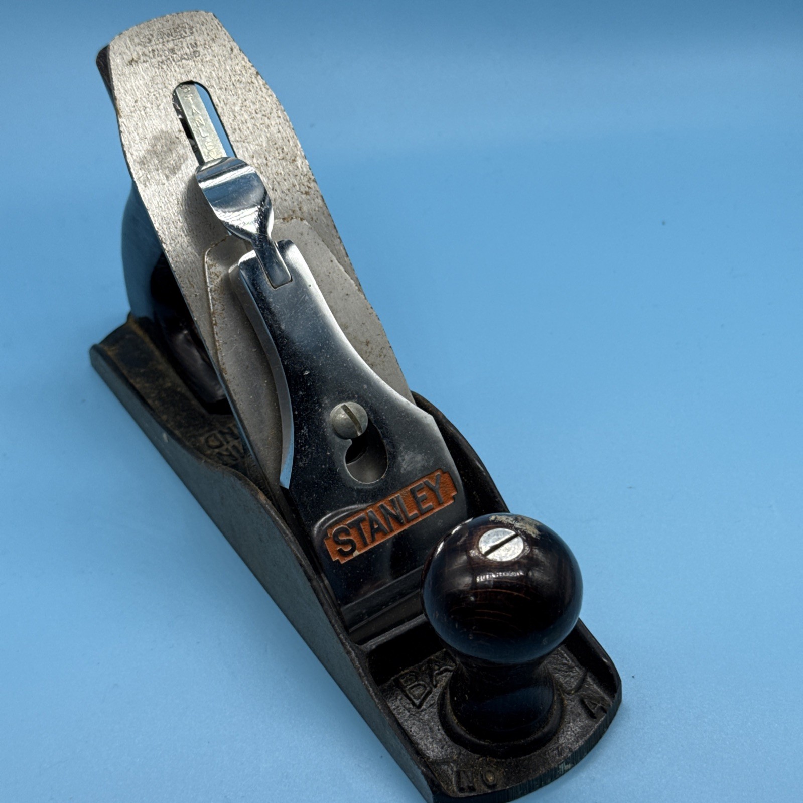 Stanley Bailey No. 4 Smooth Bottom Wood Plane with Original Box