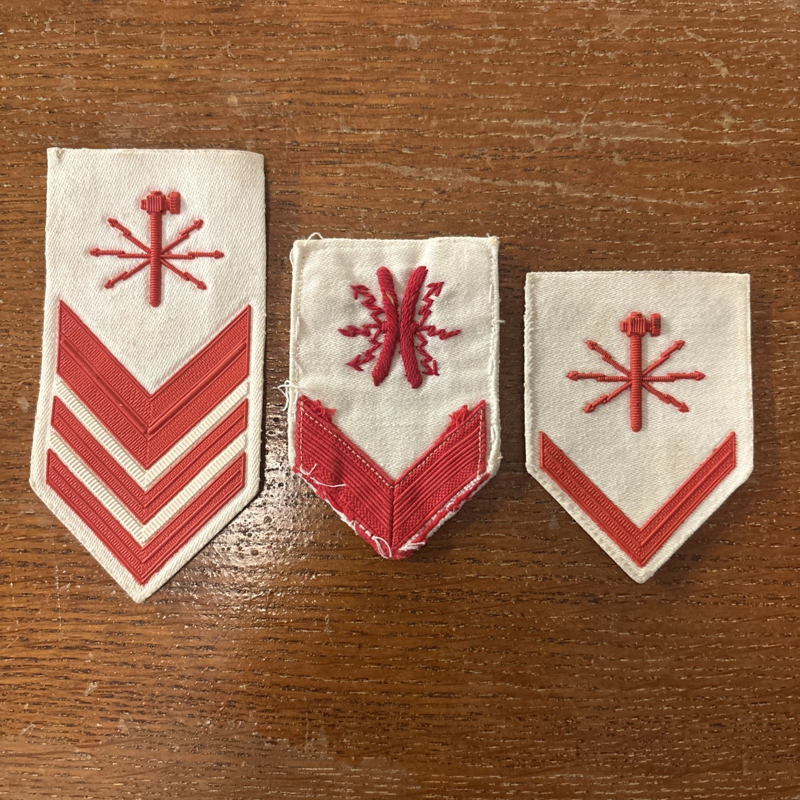 Assortment Of 3 Italian Navy Shoulder Patches