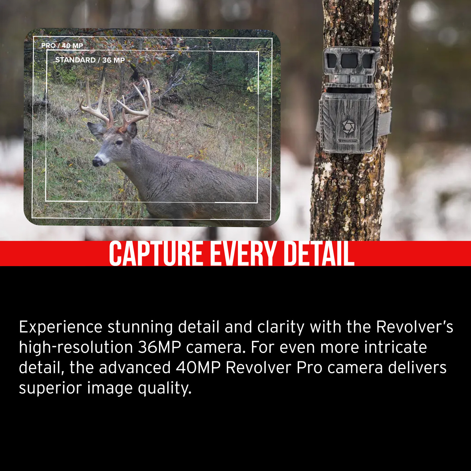 Stealth Cam Revolver 36MP 360 Degree Cellular Trail Camera 2-Pack Bundle