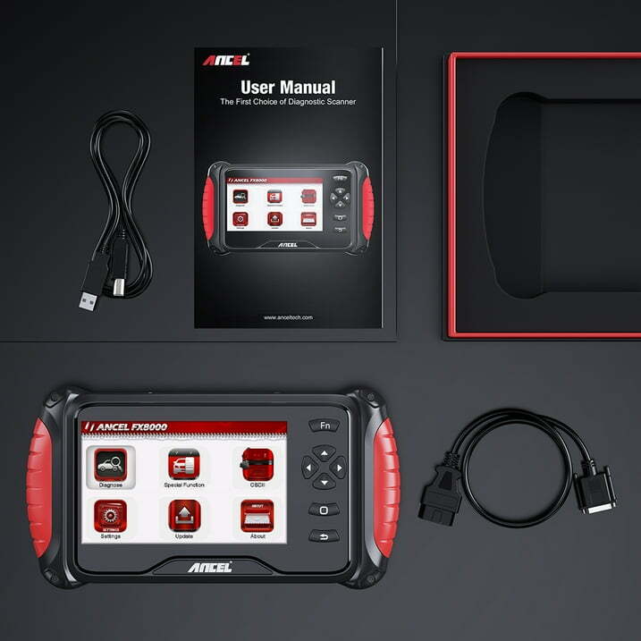 Ancel FX8000 Automotive Car Diagnostic Tool OBD2 Scanner All System Code Reader