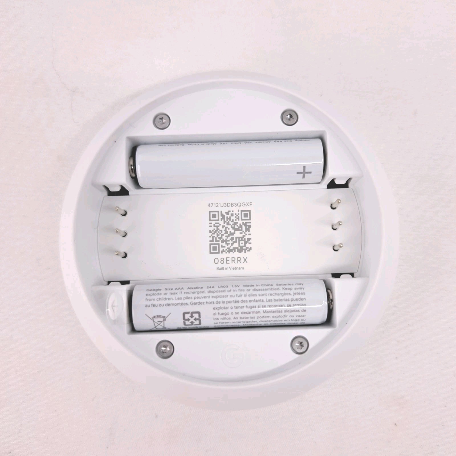 Google Nest Smart Thermostat White Programmable WiFi With Base Plate