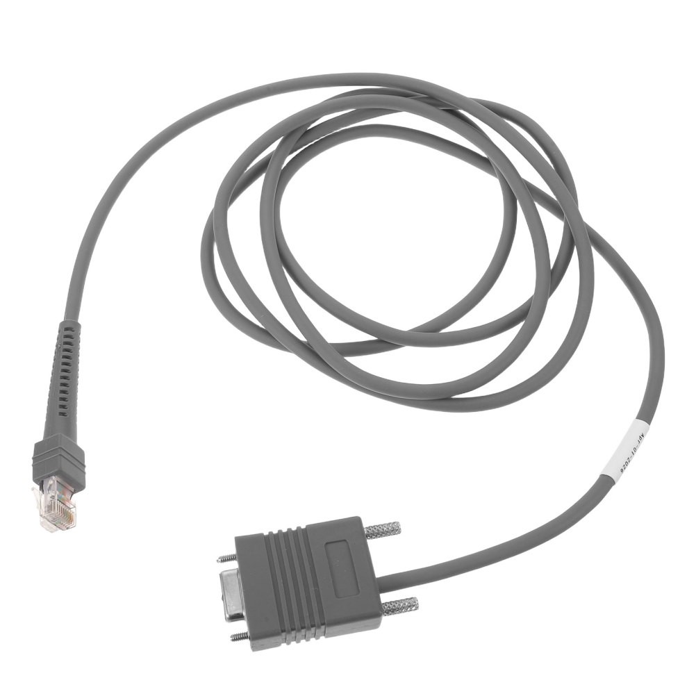 Reusable Grey Barcode Scanner Cable for Pos Systems Straight Cable