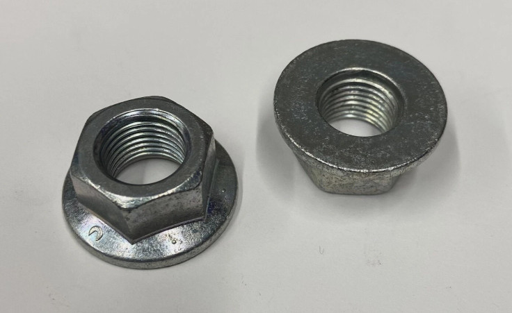 1/2"-20 Non-Serrated / Smooth Flange Nuts- Steel Zinc Plated- Lot of 50