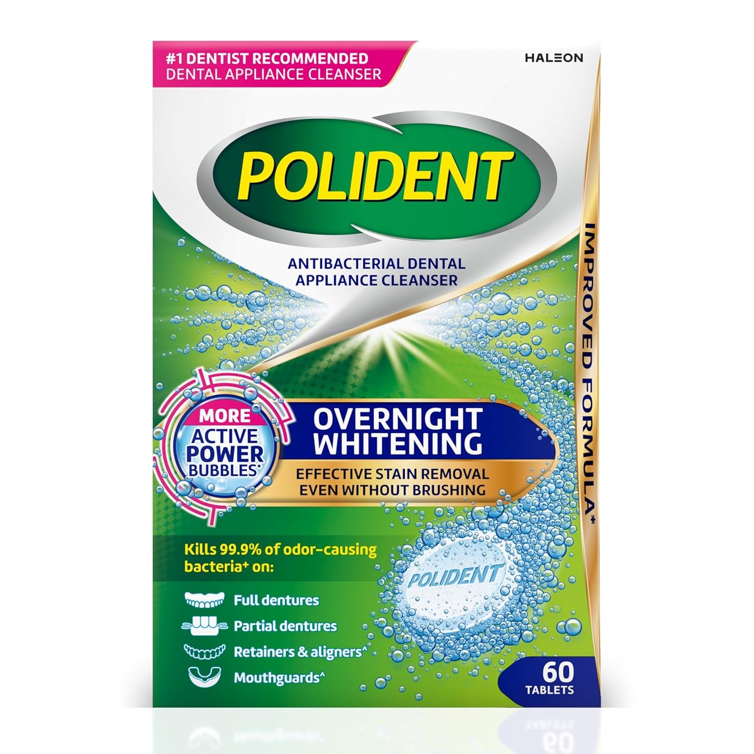 Polident Denture Cleaning Tablets 60 Count