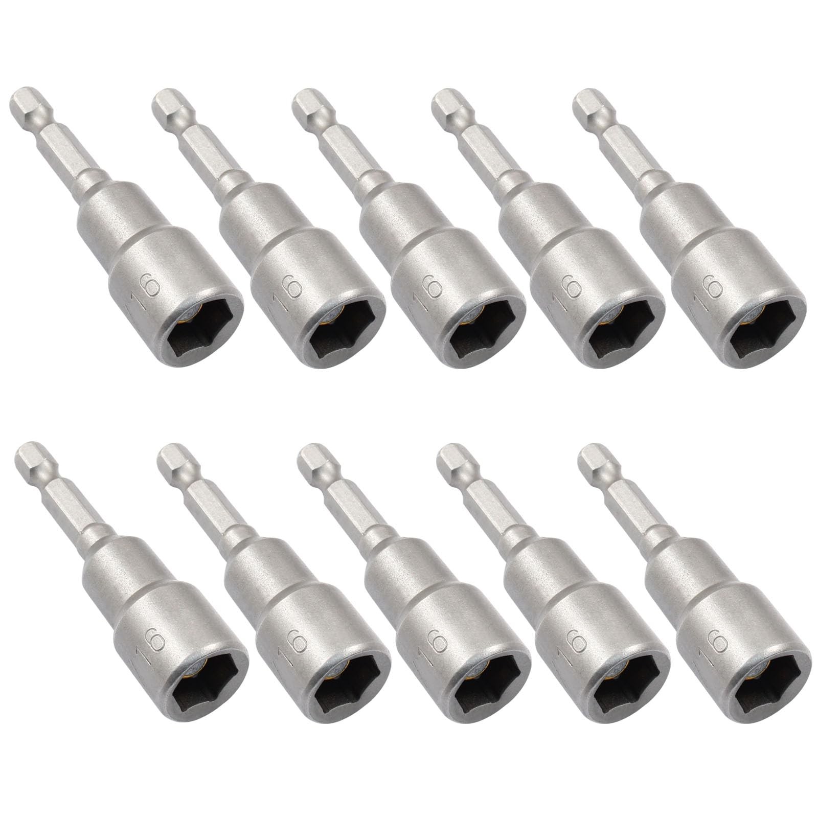 10 Pcs 7/16" Hex Magnetic Nut Driver