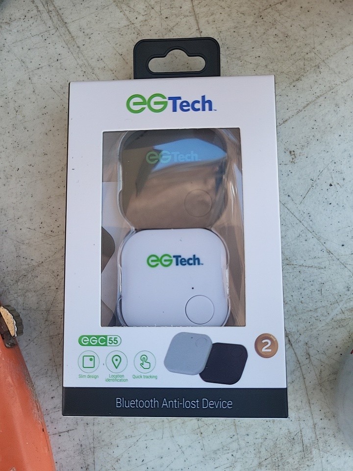 New EGTech Bluetooth Anti - Loss Device Black White