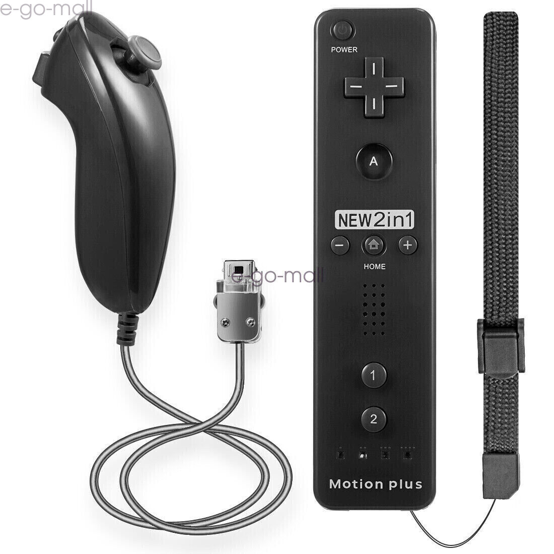 Built-in Motion Plus Wii Remote and Nunchuck Controller for Nintendo Wii Wii U