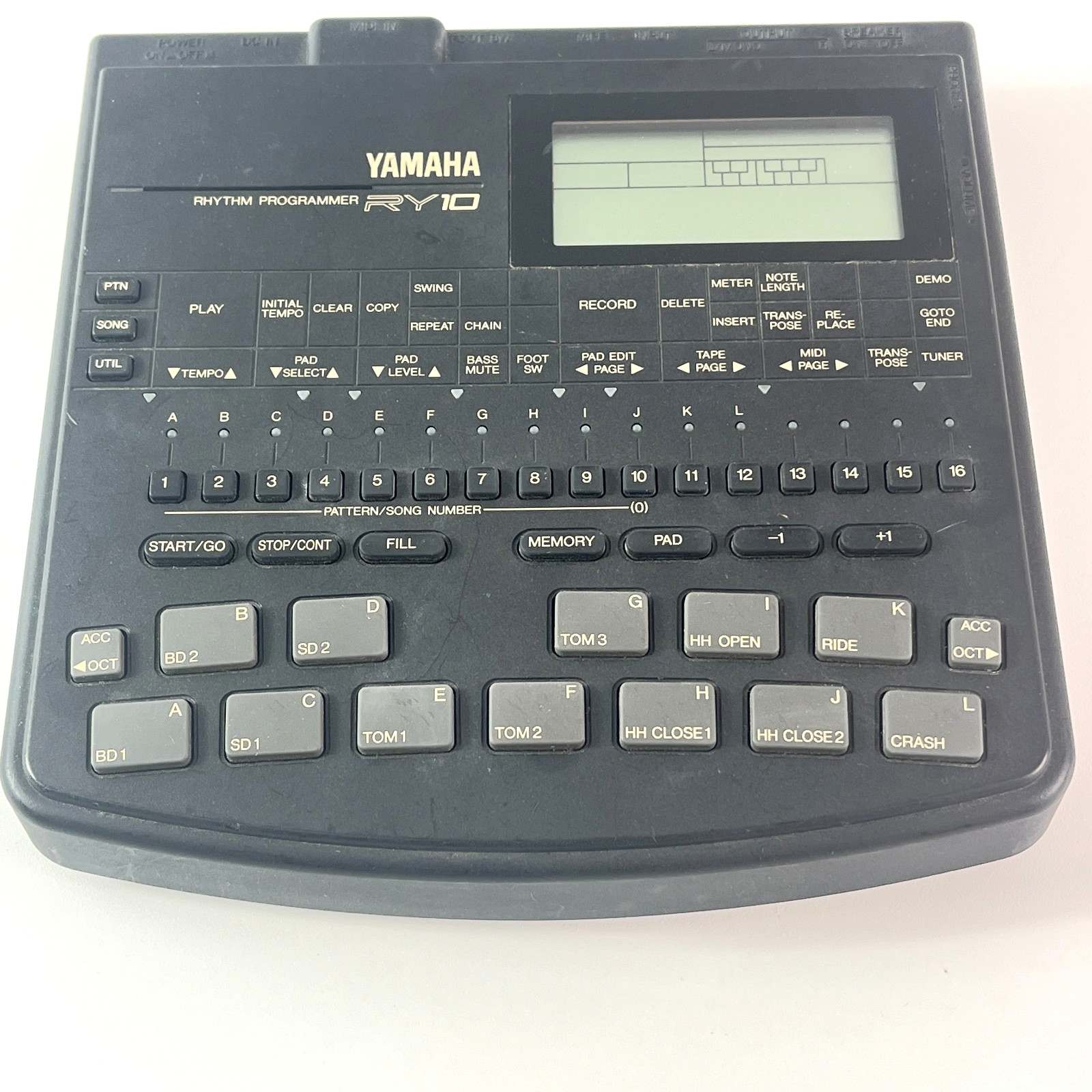 YAMAHA RY10 Drum Machine Rhythm Programmer - Main Unit Only - Tested &Working