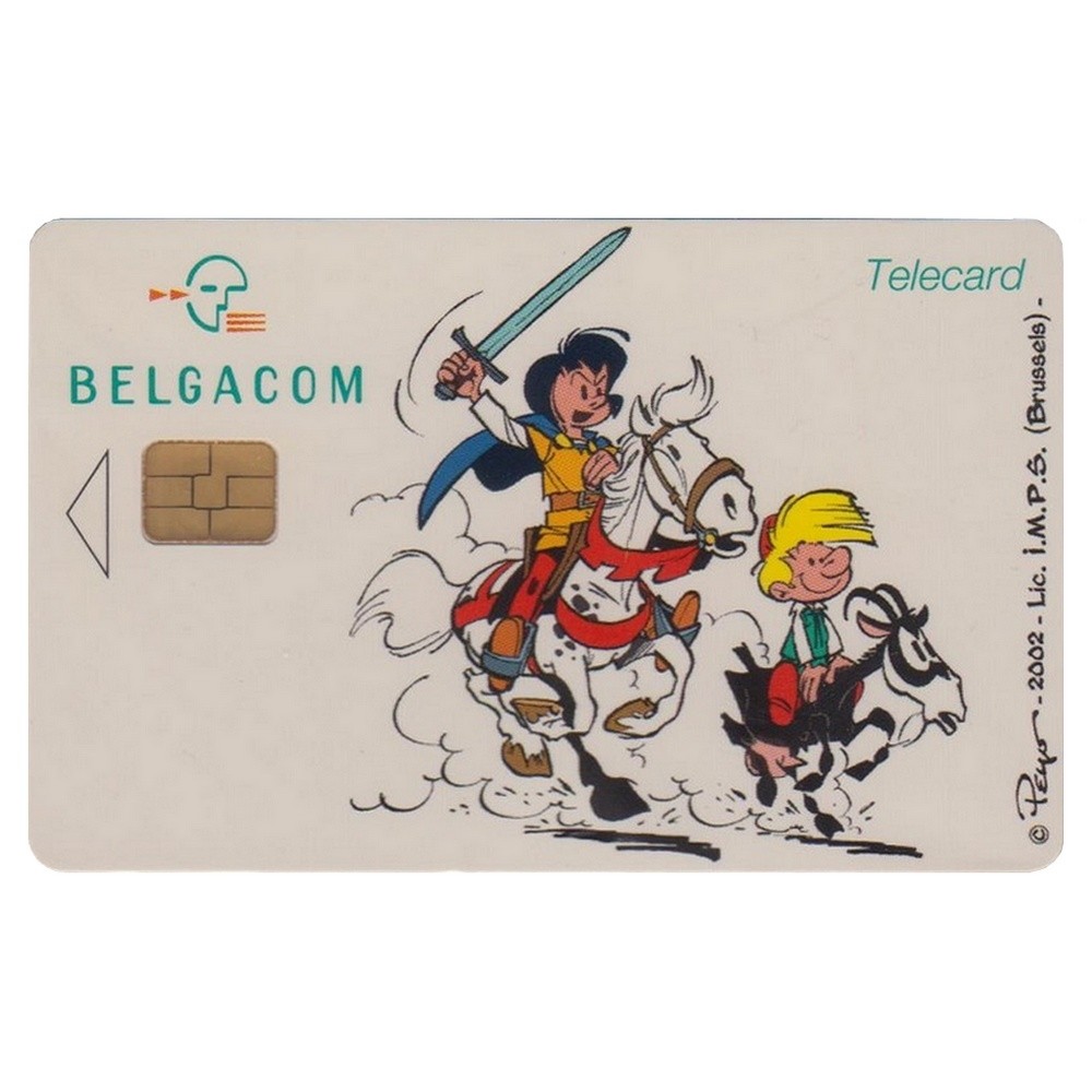Belgacom Johan et Pirlouit Collectible Card (2002)
