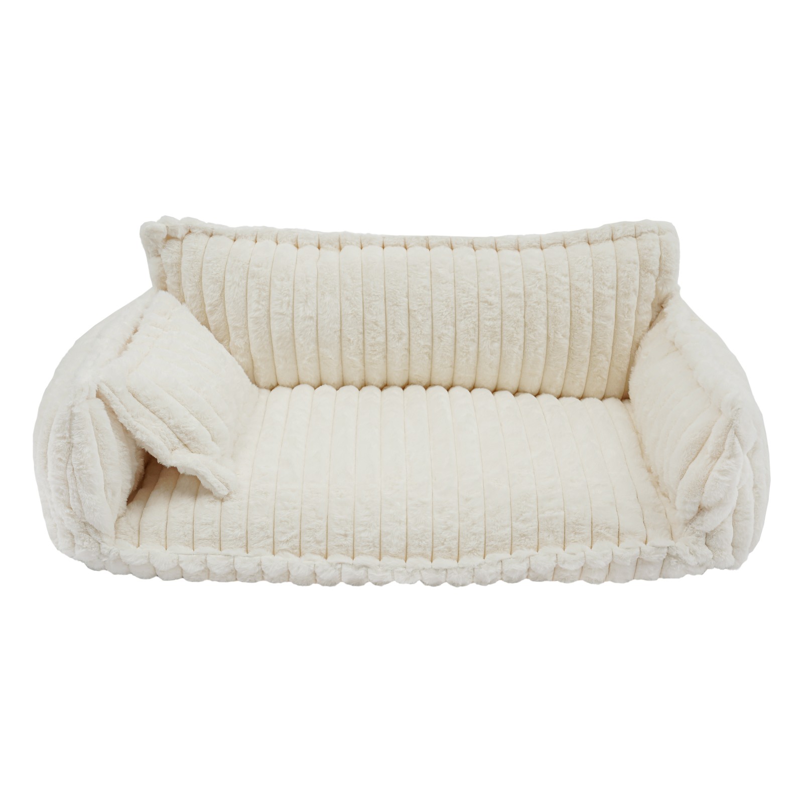 Pet Couch with Removable Washable Cover, Pet Couch Bed for Dog and Cat, Calming
