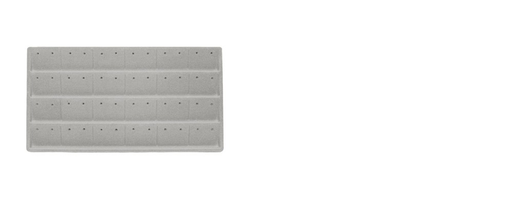 5 Gray 24 Earring Display Tray Inserts