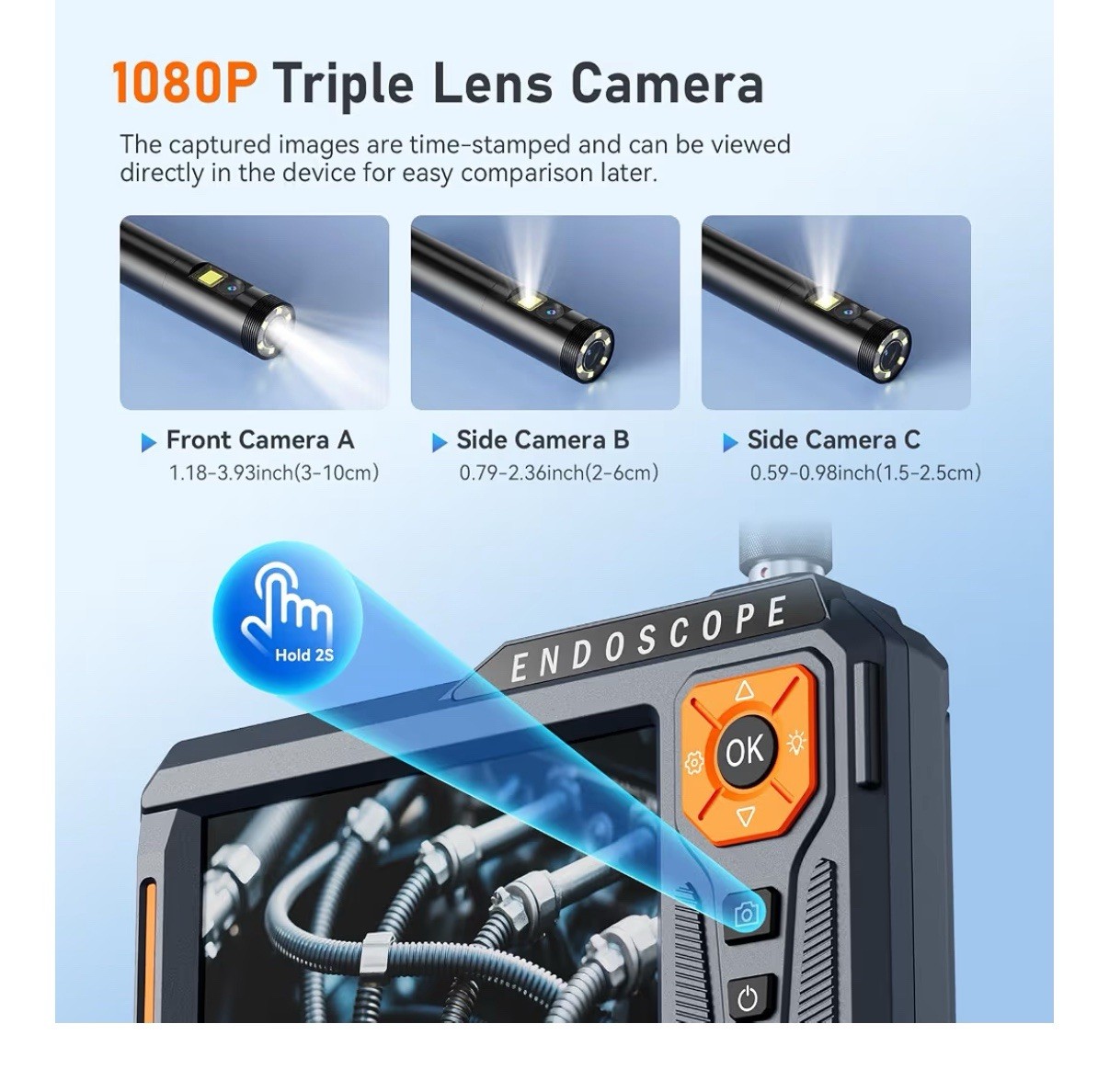 Embracing Mindfulness Industrial Endoscope 2k Borescope Camera