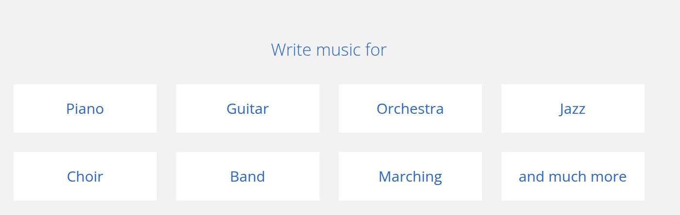 Music Score Writing Notation Composition Windows Mac PC Computer Software