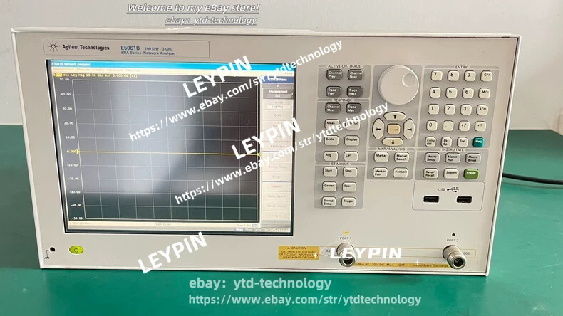 1 PCS Agilent E5061B ENA Network Analyzer 100kHz-3GHz with opt/nice
