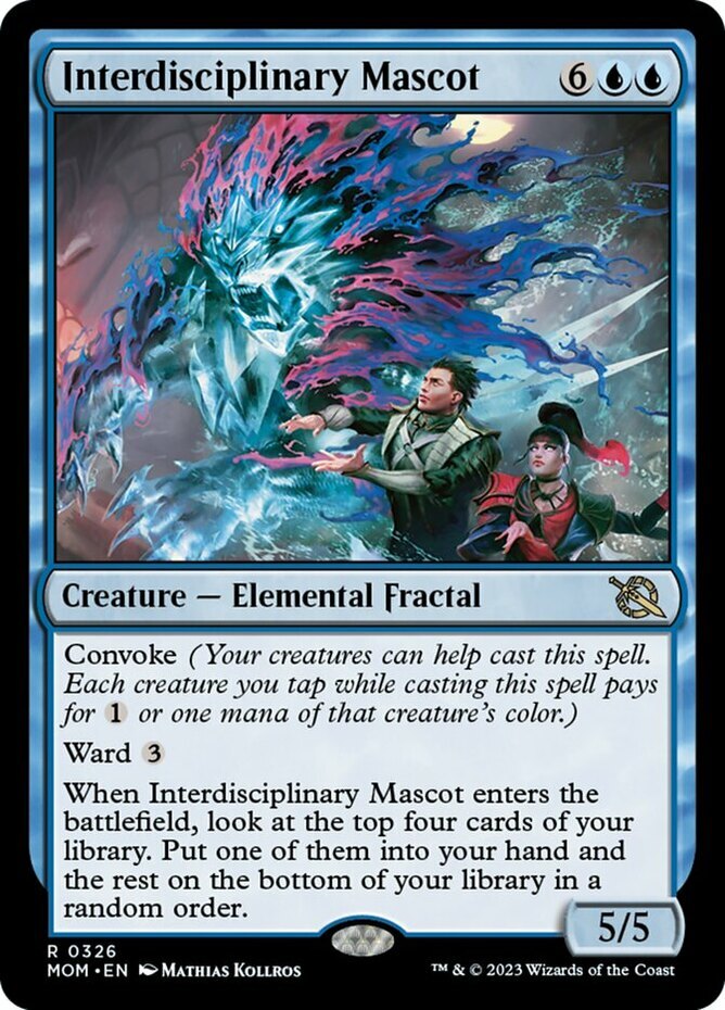 x1 Interdisciplinary Mascot R MTG March of the Machine M/NM, English