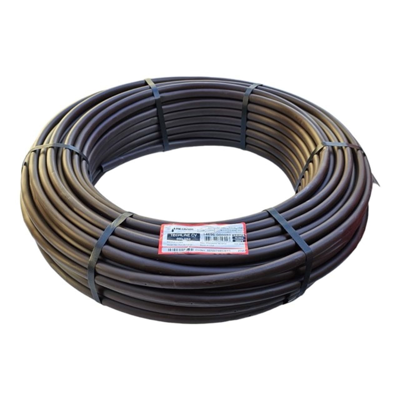 Netafim Techline CV 17mm Emitter Tubing, 12" Spacing, 0.6 GPH | TLCV6-1201 |