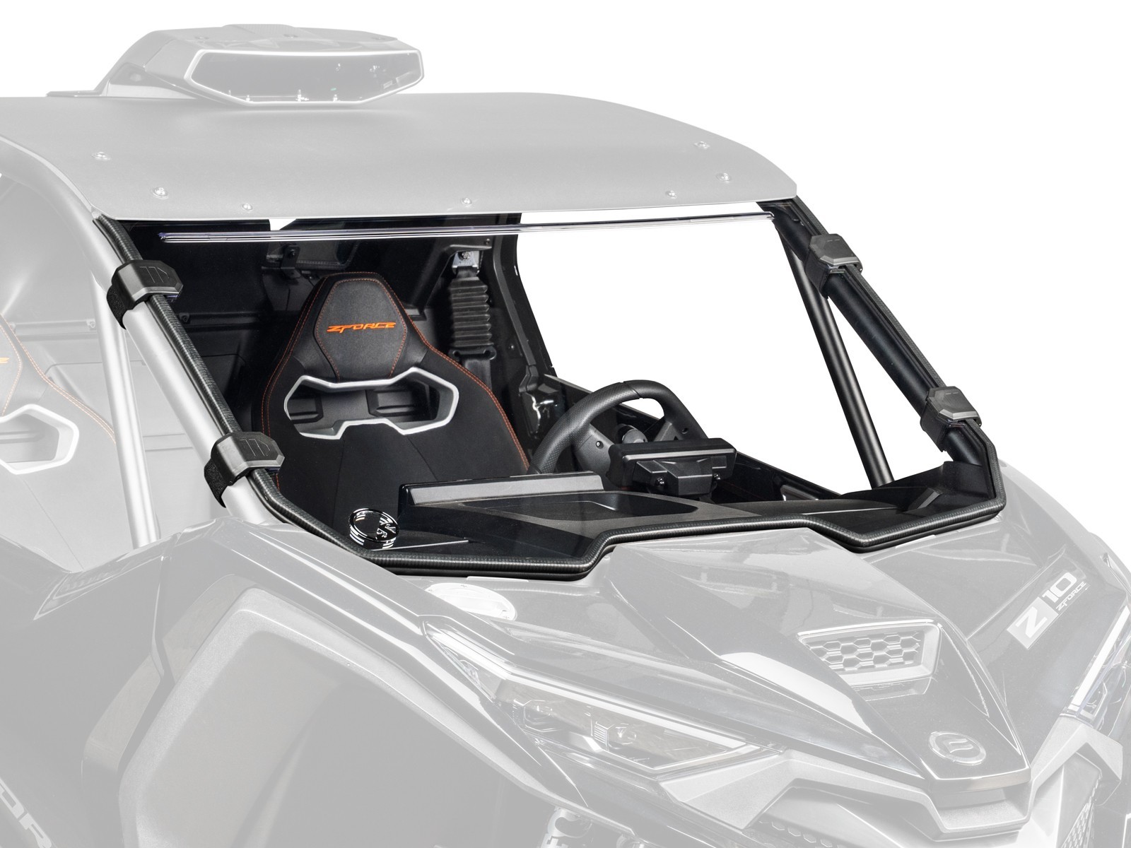 SuperATV Scratcvh-Resistant Full Windshield for CFMoto ZForce Z10/2026+