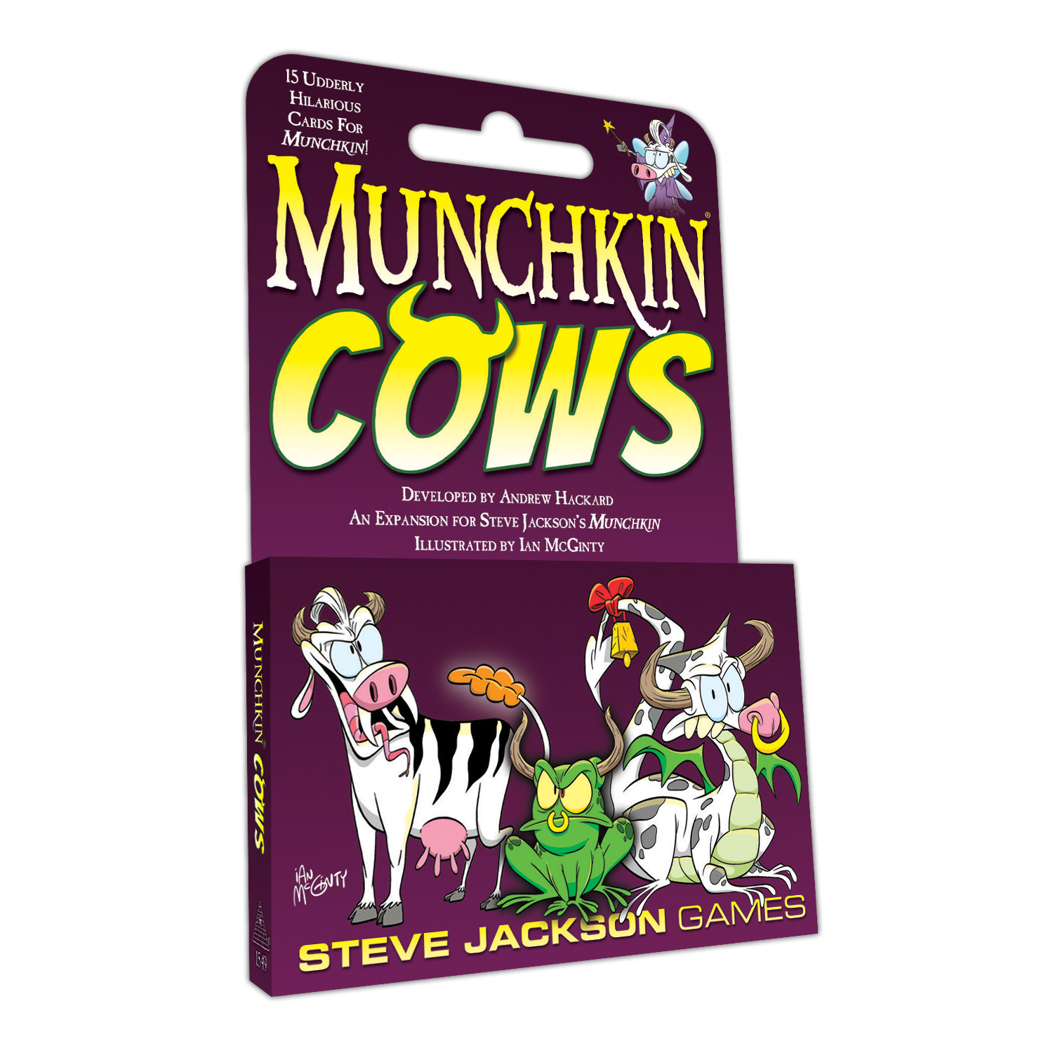 Munchkin Cows 15 Card Game Expansion Steve Jackson Games Booster SJG1549
