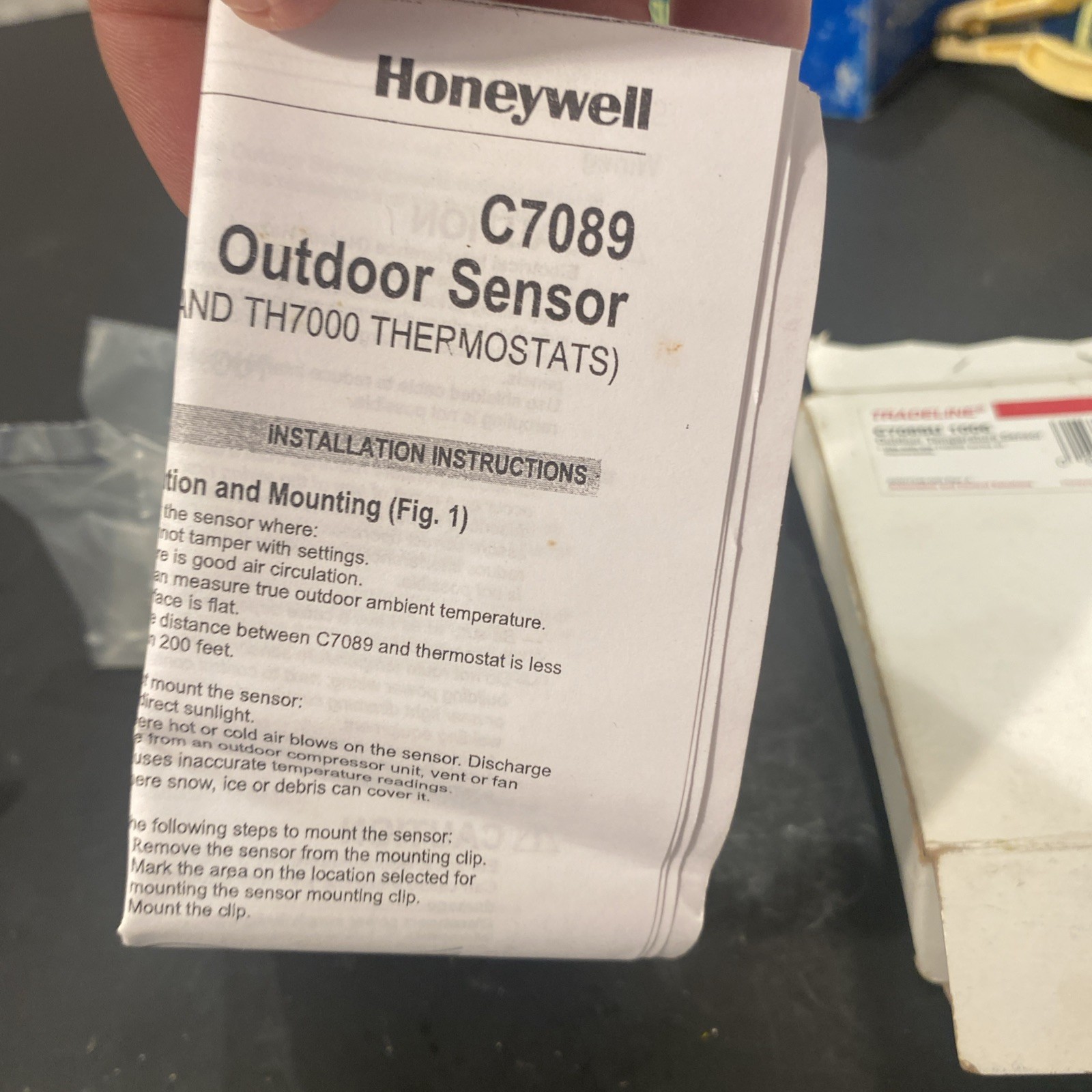 SENSOR-C7089U1006 HONEYWELL Box Is Open RL