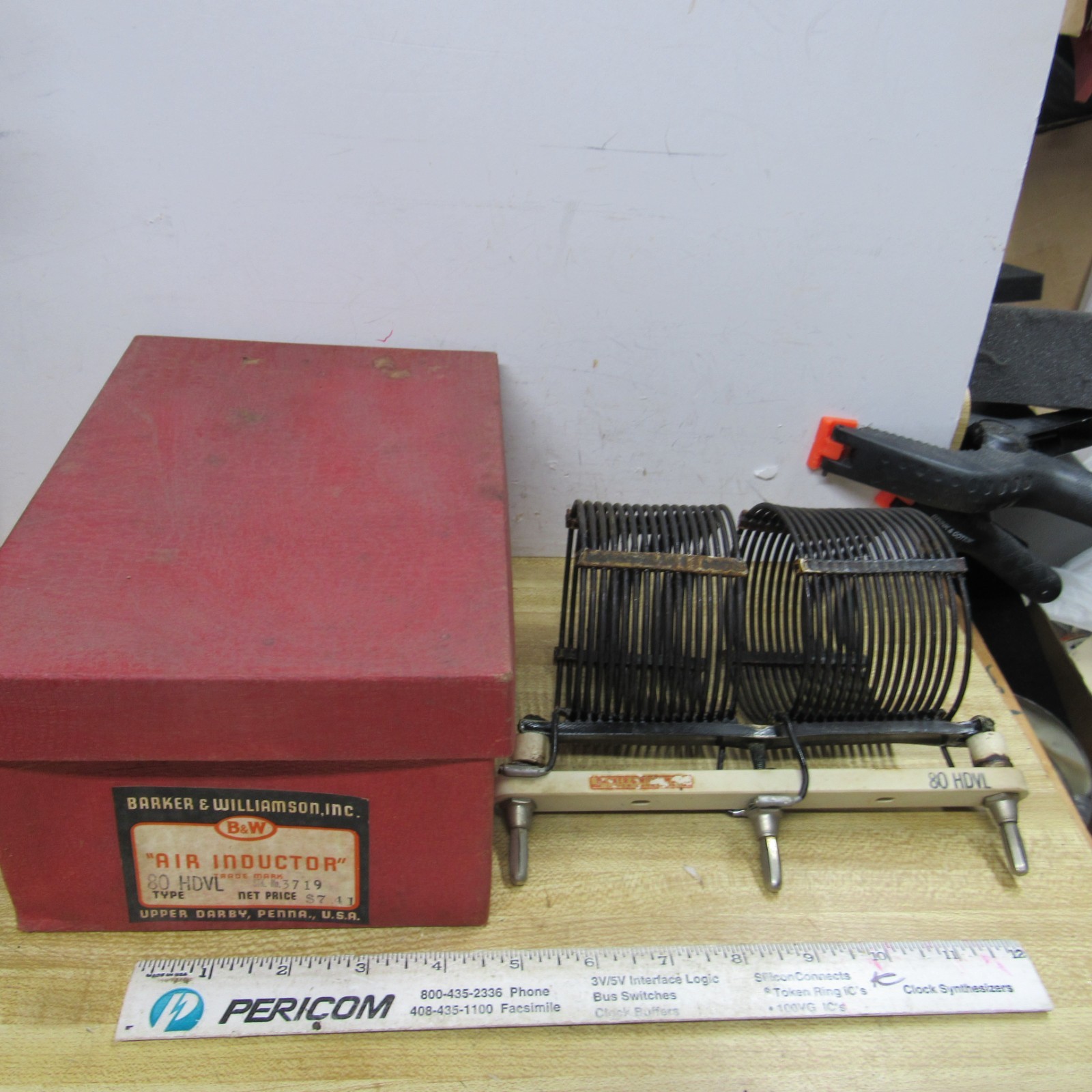 PLUG IN COIL  B&W HDVL 80 COIL HAM RADIO