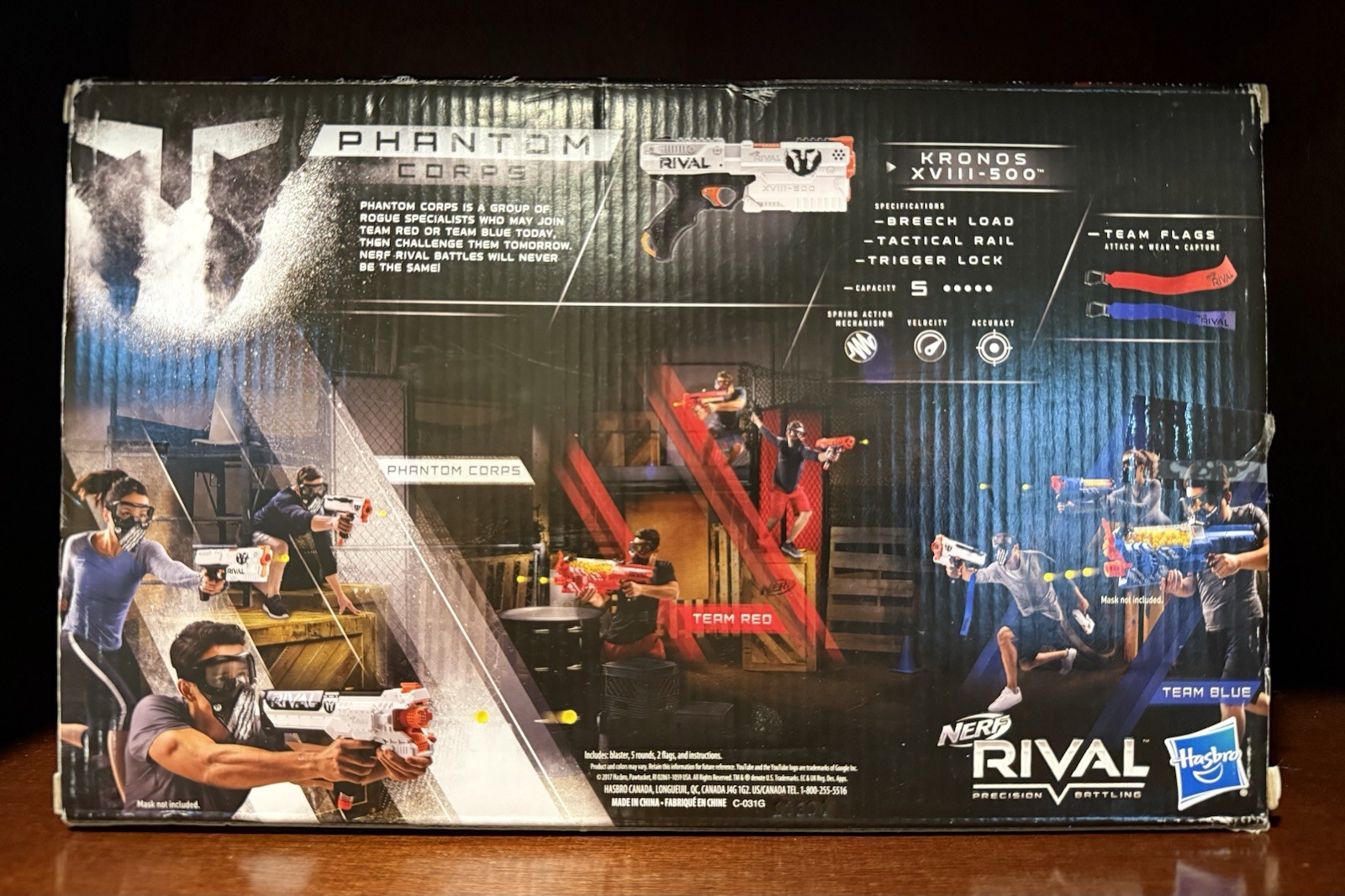 Nerf Rival Phantom Corps Kronos XVIII-500 Gun White SEALED with Bonus 50 Rounds