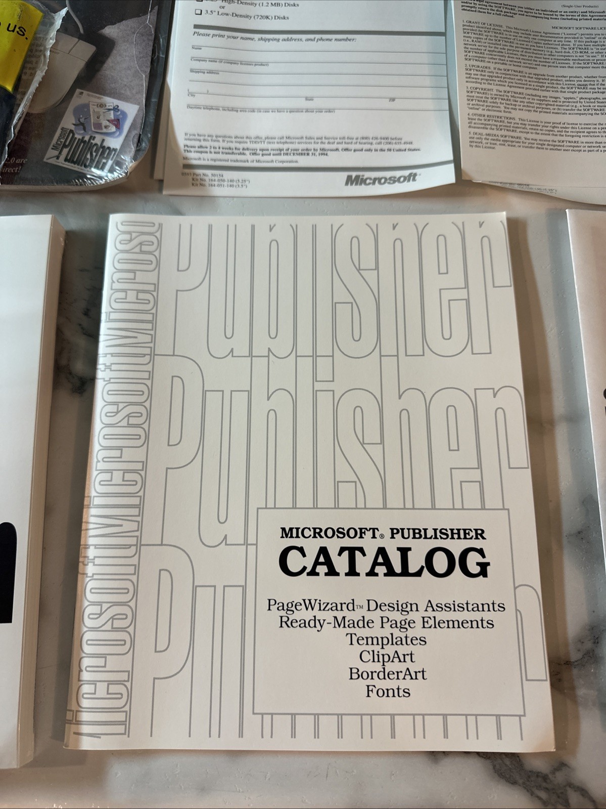 Vintage Microsoft Publisher 2.0 (1993) 3.5" Floppy Disks