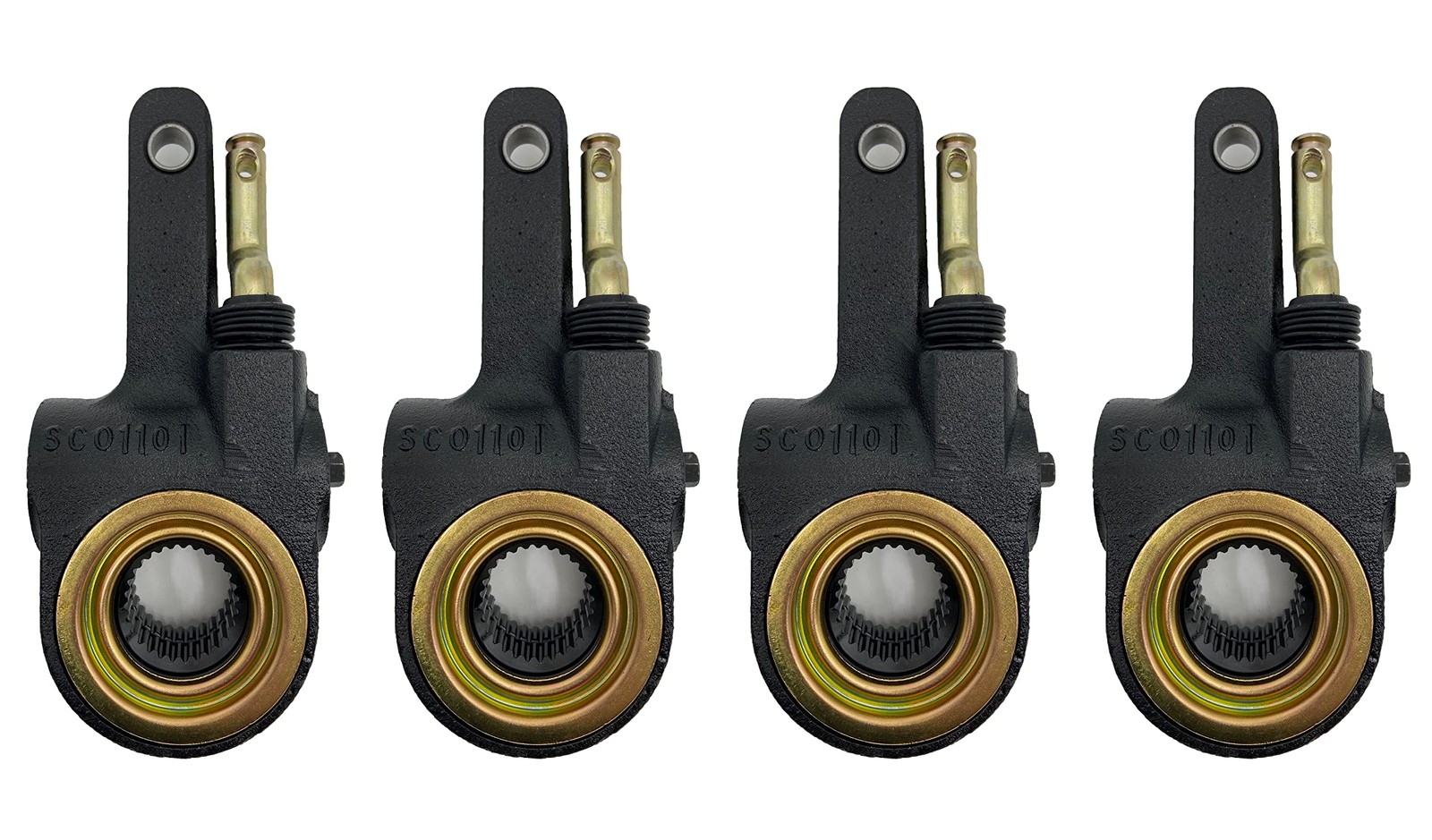 4 of 6" Lever 28 Spline Automatic Slack Adjuster for Welded Clevis AS1173