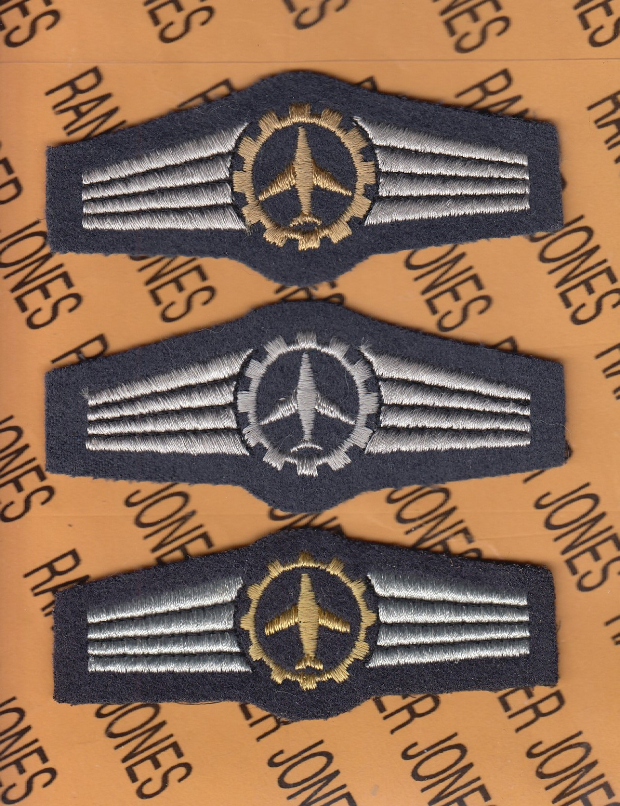 BRD German AF Aviation Maintenance mechanic Bronze Silver Gold award patch D-27