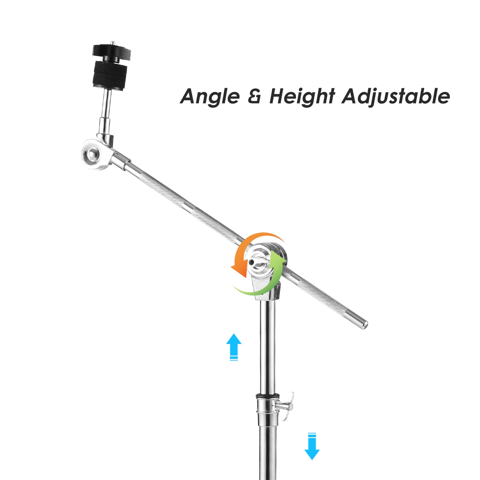 Foldable Detachable Cymbal Stand Heavy Alloy Construction Stage Performance