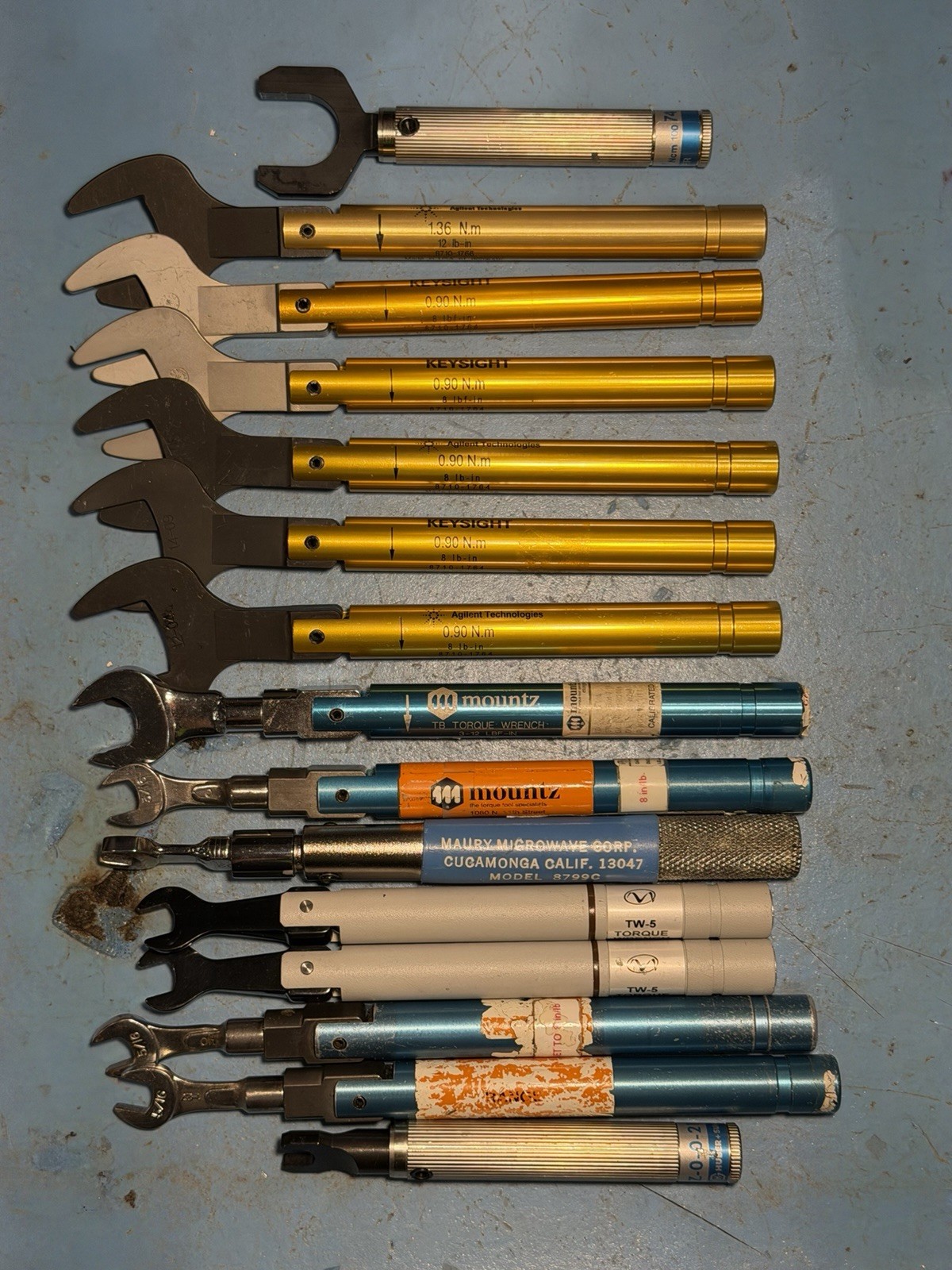 LOT 15x Torque Wrenches, Keysight / Agilent / Huber + Suhner / Mountz