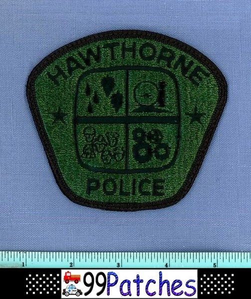 HAWTHORNE * SWAT (Subdued) CALIFORNIA Police Shoulder Patch TACTICAL 1E