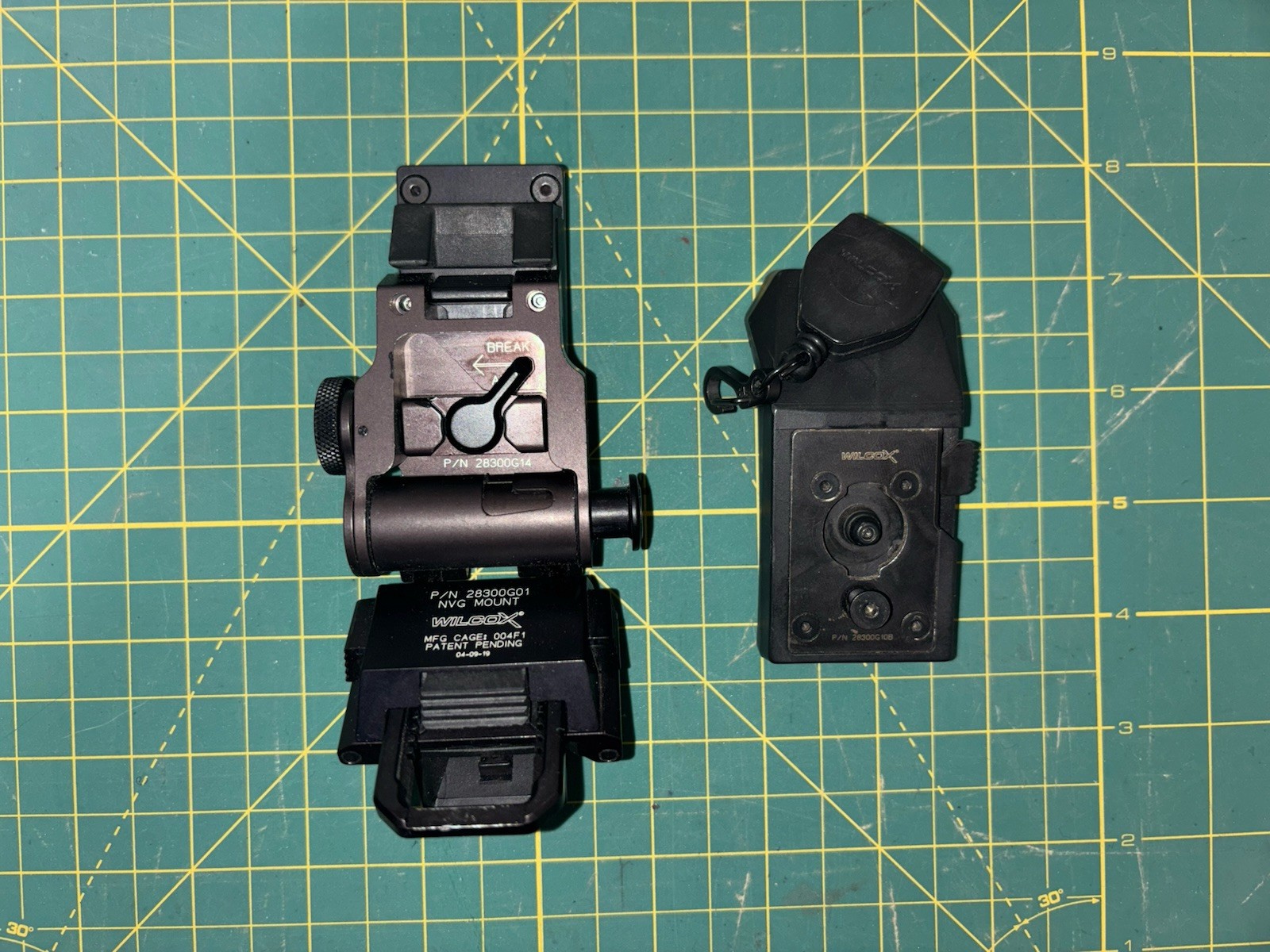 Genuine USGI Wilcox L3 G01 Hole NVG Mount 28300G01 NSW Devgru SOF