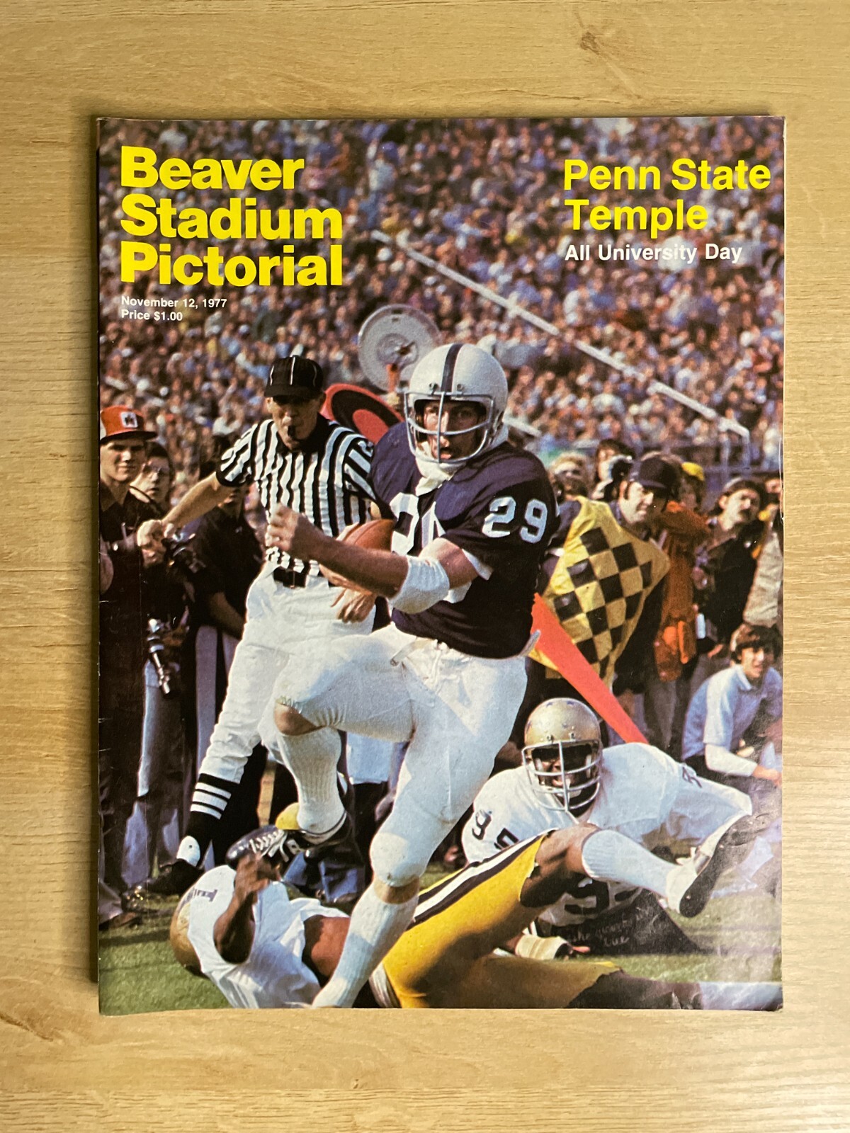 Beaver Stadium Pictorial November 12, 1977 Penn State Vs. Temple B2385