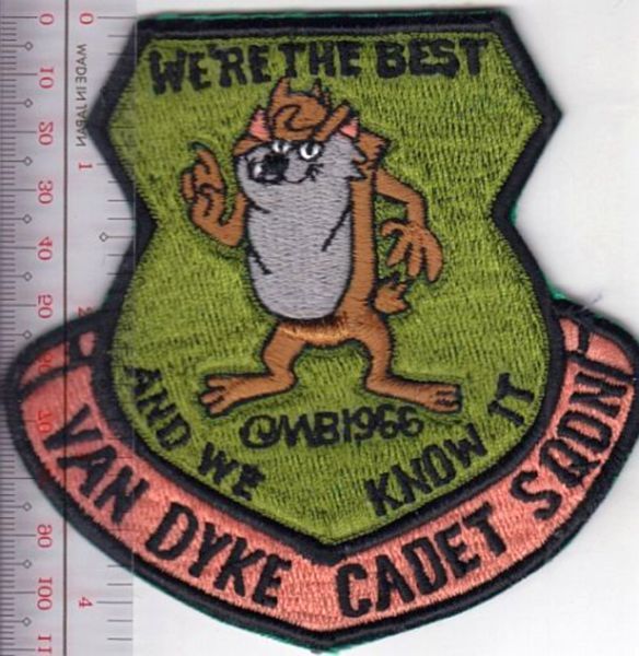 US Civil Air Patrol Michigan Van Dyke Cadet Squadron 7-5 lg NO TARIFF