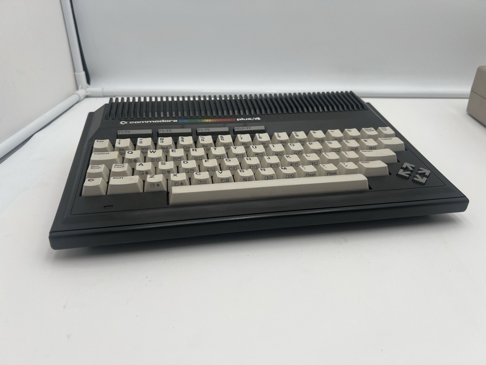 VTG Commodore Plus/4 Computer & Blue Chip Floppy Disk Drive Untested / No Cables
