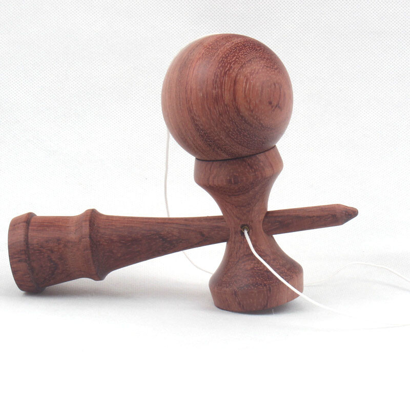 Luxury Wenge wooden Kendama Sword ball Traditional Skillful Wood Toy for family