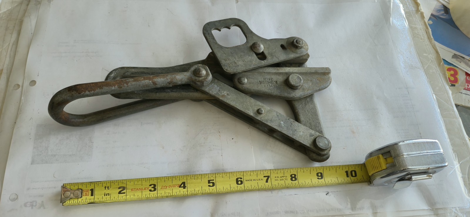 Klein 1613-40BH  Chicago Grip Latch 4500lbs Cable Puller.