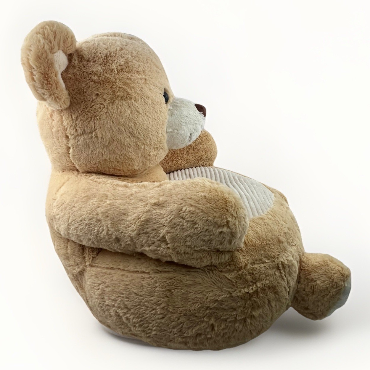 GOFFA BEAR CHAIR For Kids Or Pets NEUTRAL SOFT PLUSH MATERIAL, NWOT