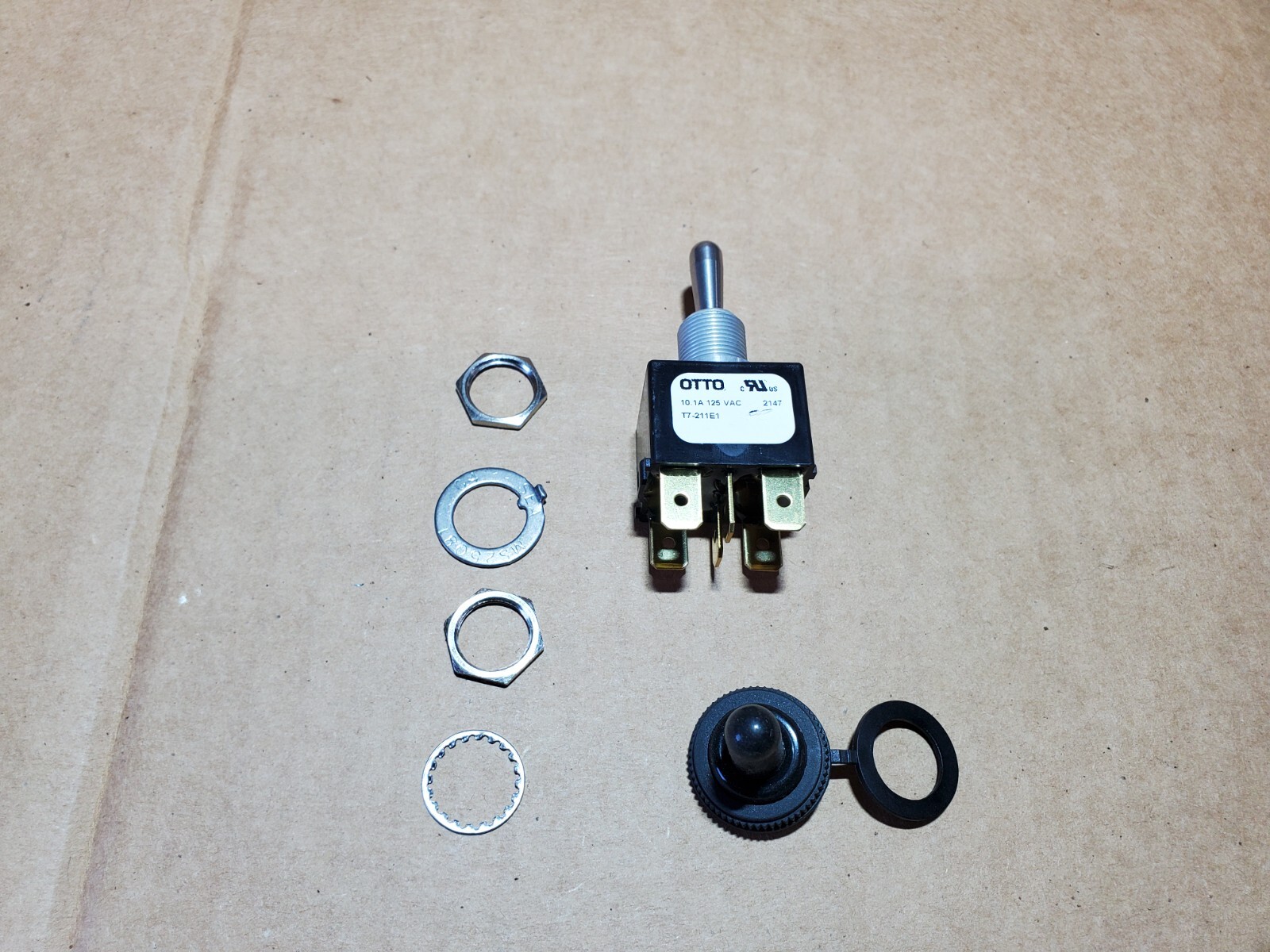 SnowEx Plow Side Operation Switch & Rubber Boot Automattix 40576 62038 *Lower*