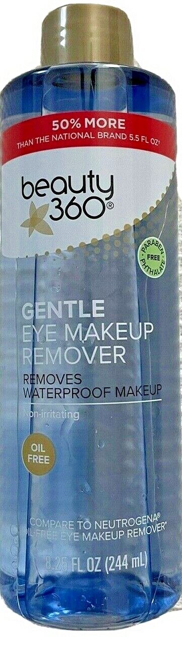 Make up Remover Oil Remover 8.5oz Eye Gentle EYE Waterproof Beauty 360