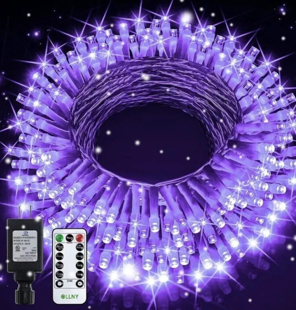 180 LED 60ft String Decorative Lights Low Voltage Remote Control Energy Saving
