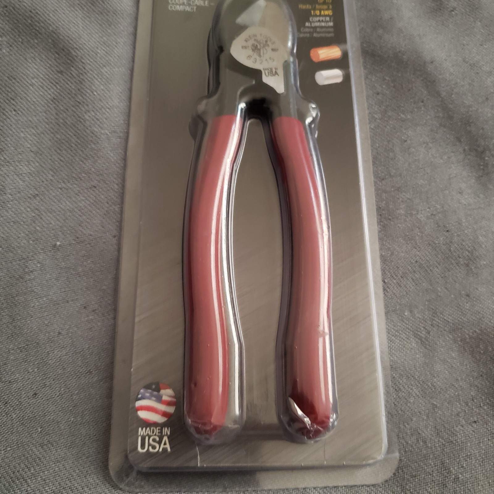 Klein Tools 63215 High-Leverage Compact Cable Cutter
