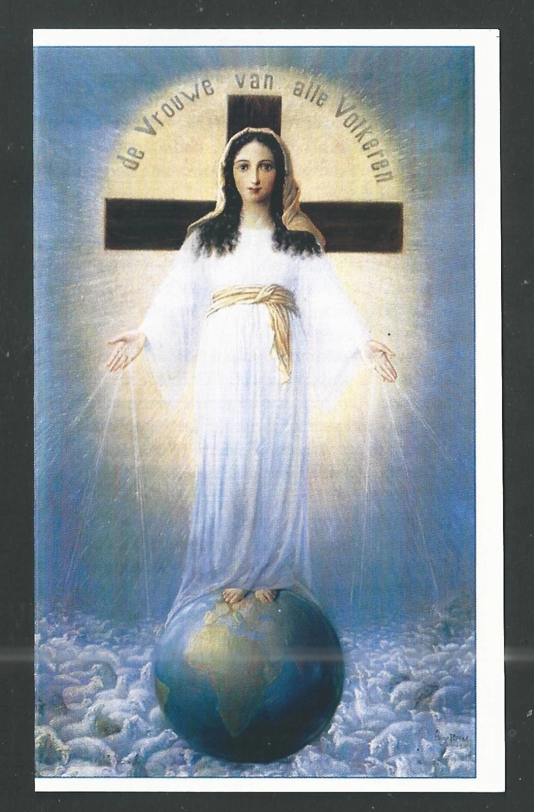 Holy card de la Virgin santino image pieuses estampa