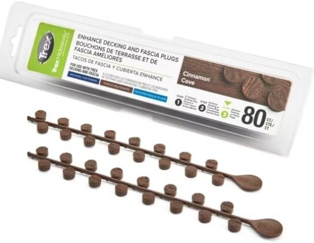 Trex Enhance Cinnamon Cove Plugs 80Ct