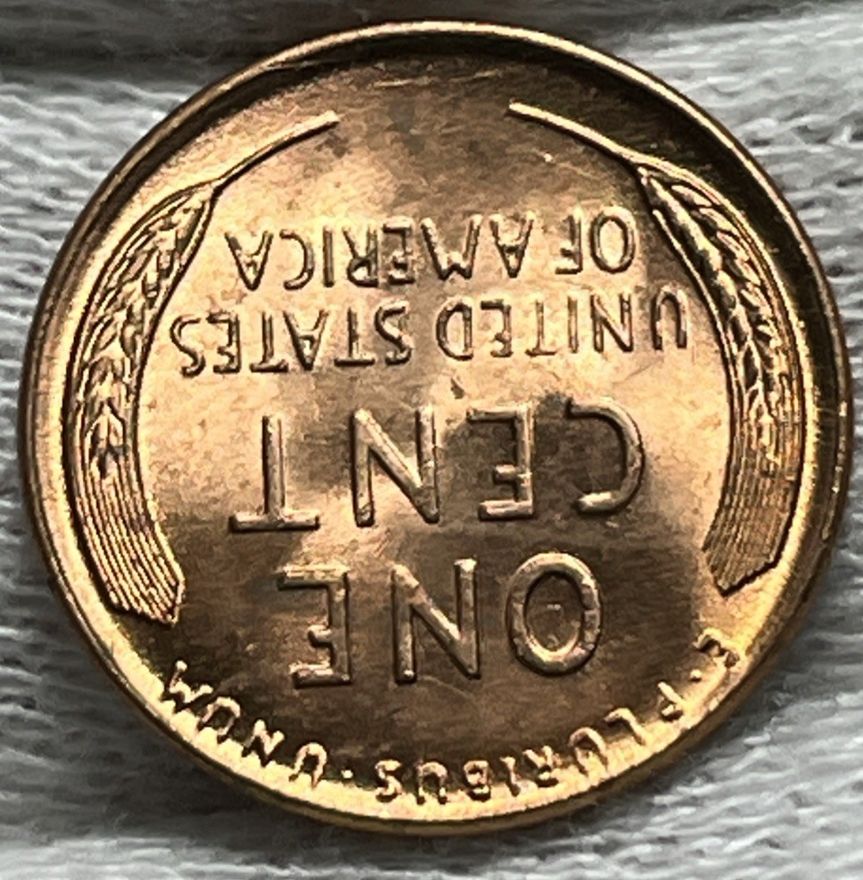 1951 Lincoln Wheat Penny Errors Die Clash Uncirculated