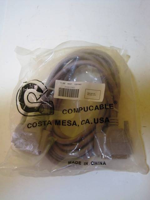 Compucable Data Cable DCA1060 Db25 M/F 25c Molded 10Ft New