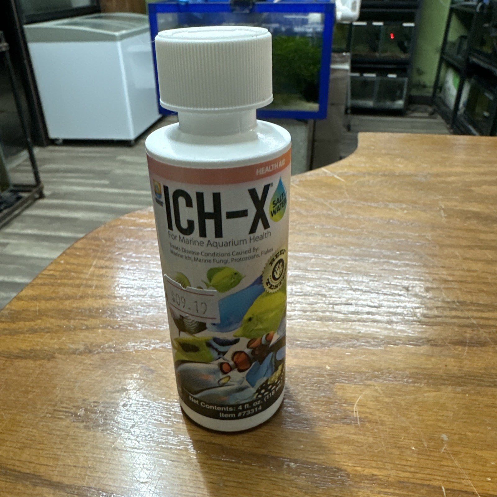 Hikari Aquarium Solutions Ich-X Saltwater & Marine 4 oz. Bottle