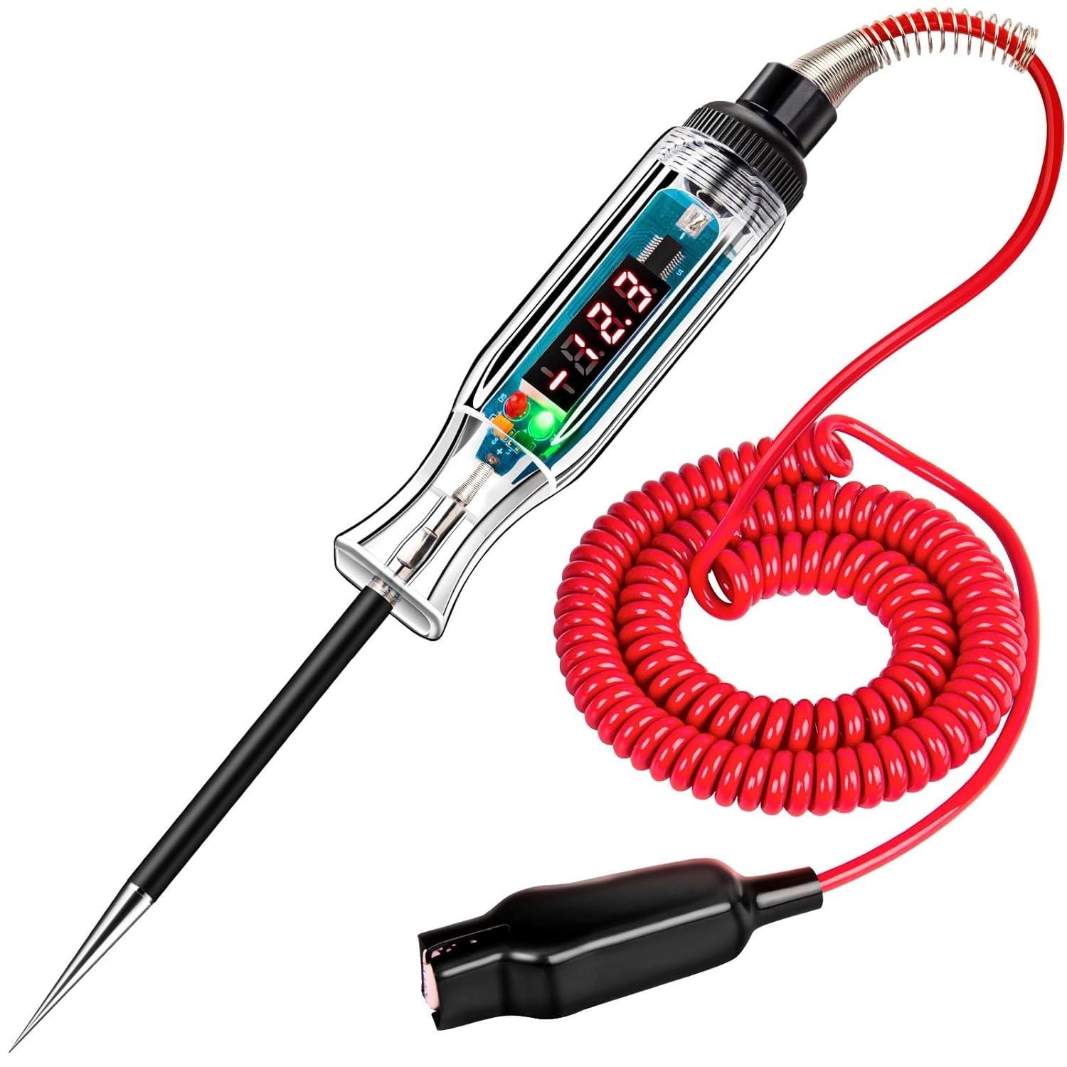 Probador de circuitos LED digital de luz de prueba automotriz de2.6V-32V